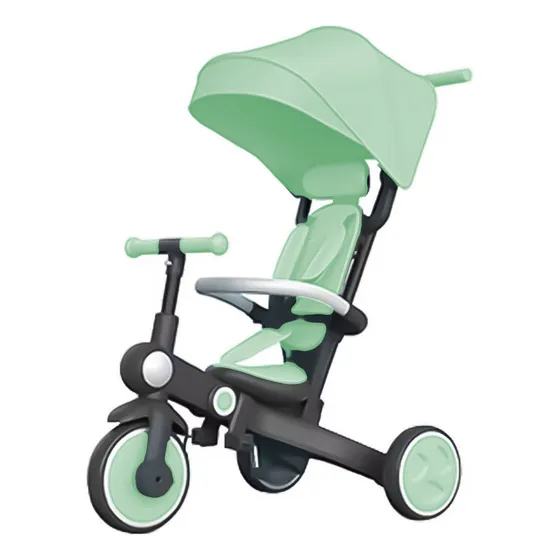 Coche Triciclo 7 En 1 Plus Verde Úpale