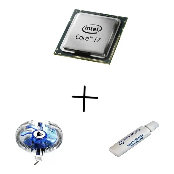 Processador gamer Intel Core i7-4790 BX80646I74790 de 4 núcleos e 4GHz de frequência com gráfica integrada
