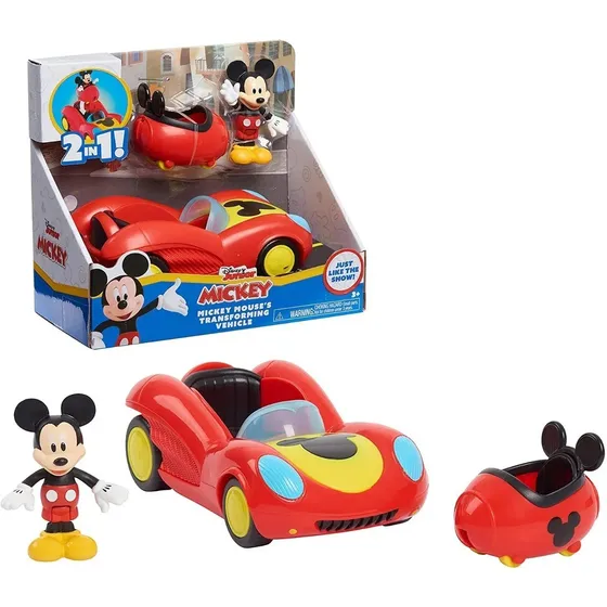 Mickey Mouse Auto Transformable 2 En 1 Disney Original