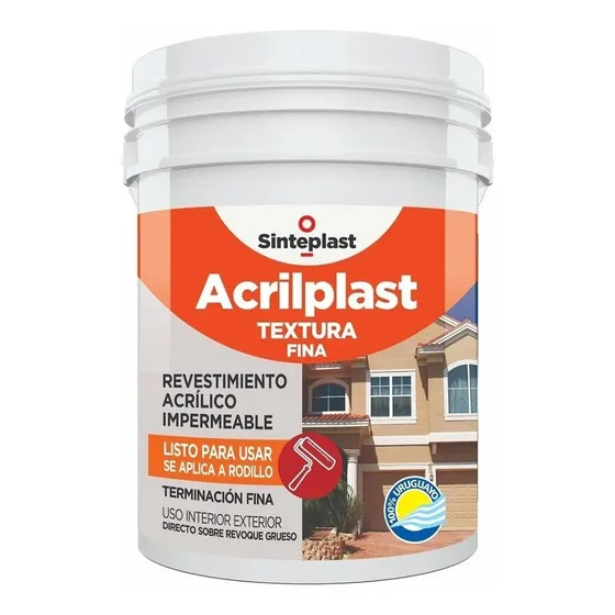 Pintura Textura Revestimiento Acrilplast Textura Fina 25kg