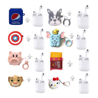 Kit De Fone De Ouvido Bluetooth + Capinha Personagens Fofos Kit De Fone De Ouvido Bluetooth + Capinha Personagens Fofos