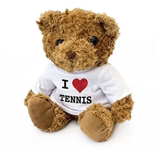Nuevo - Me Encanta El Tenista Oso De Peluche - Tierna Omv8v