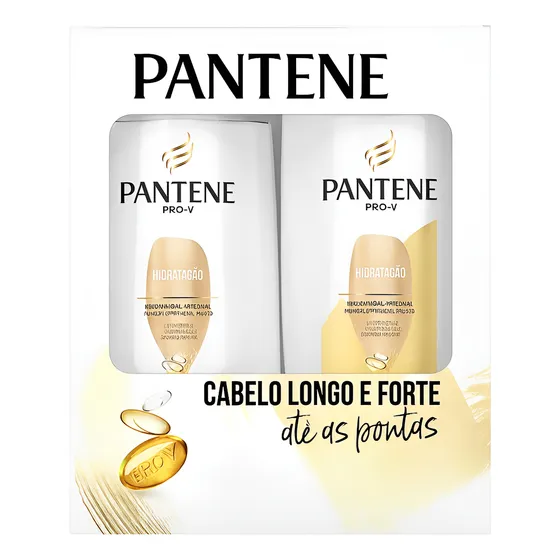 Kit Pantene 1 Shampoo 350ml + Condicionador 175ml Hidratação