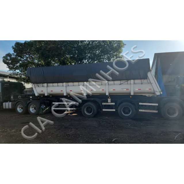 Carreta Basculante 3 Eixos Randon Vanderleia Ano 2012 8,20m