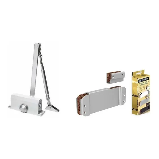 Mola Com Suporte Para Porta De Vidro Blindex Até 45 Kgs F2