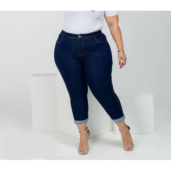 Pantalón Blue Jeans Para Damas Tallas Plus Modelo Melinda
