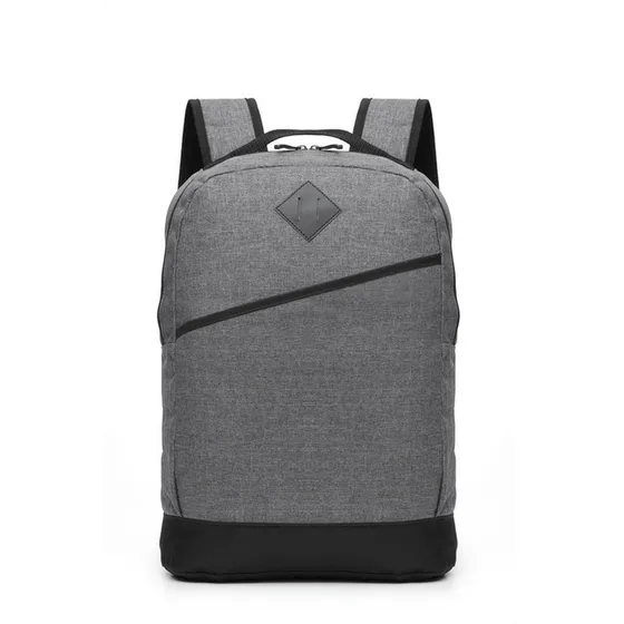 Mochila Tahg Duomo Porta Notebook Urbana Color Gris Unisex Diseño de la tela Polycanvas