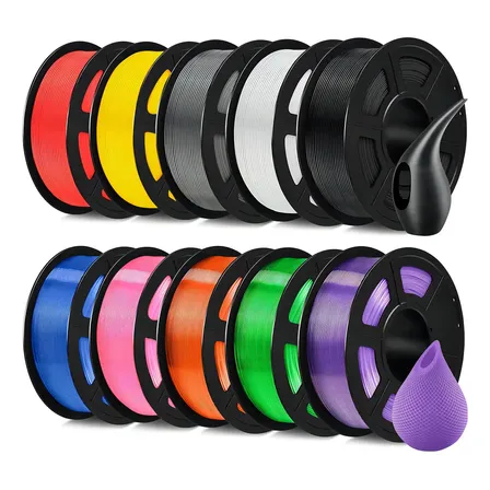 10kg Filamento De Impresión 3d Petg De Alta Calidad, 1.75mm Color 10 Colores