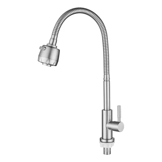 Llave Para Fregadero Flexible Individual Acero Inoxidable