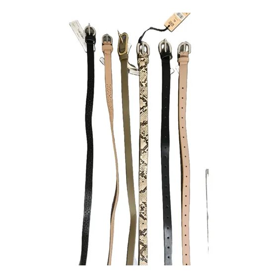Cinturon Correa Fina Dama Casual Vestir 100cm Largo Top