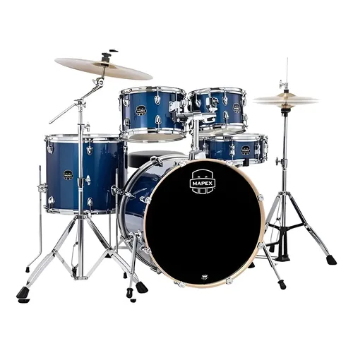 Bateria Mapex Profissional Venus Ve5044ft_vc Steel Blue Metallic