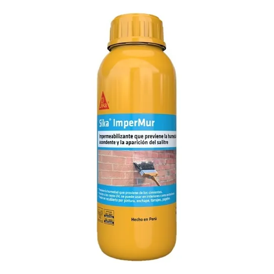 Resina Anti Humedad Y Anti Salitre Sika Impermur 1 L