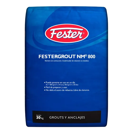 Mortero Estabilizador Festergrout N.m. 800 Saco 30/kgs