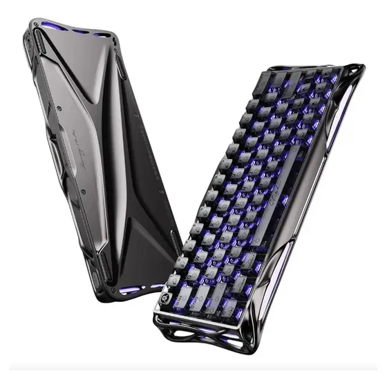 Teclado Mecânico Para Jogos Gravastar V60 Pro Rgb Preto