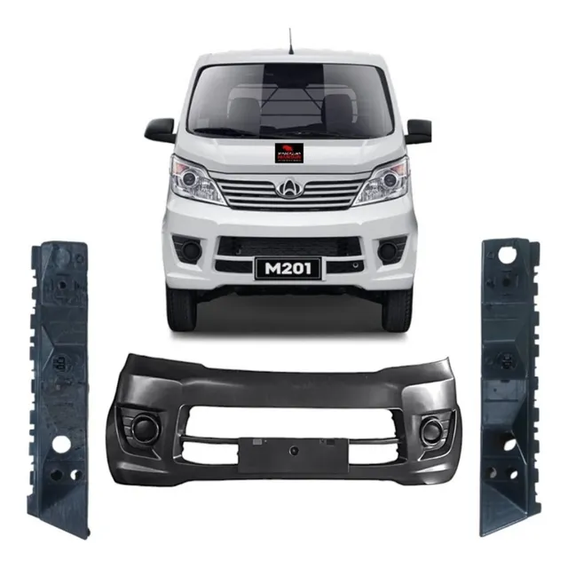 Parachoque Delantero Changan M201 Con Soportes Incluídos
