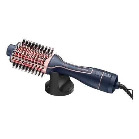 Escova Secadora Mondial Infrared Es01ir 1200w Azul E Golden Rose Bivolt