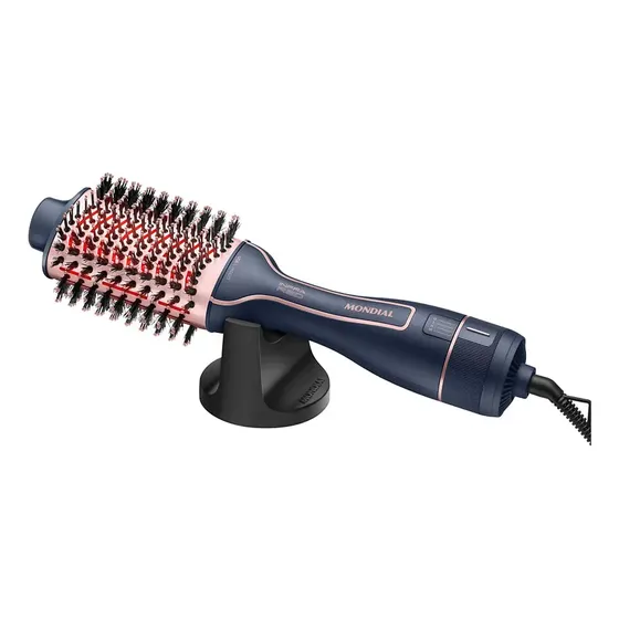 Escova Secadora Mondial Infrared Es01ir 1200w Azul E Golden Rose Bivolt
