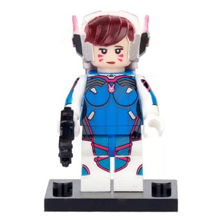 Figura Armable Block Overwatch Dva Gamer Waifu Figura Armable Block Overwatch Dva Gamer Waifu