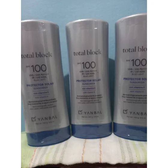 Protector Solar Yambal Total Block Spf 100 Loción Incoloro