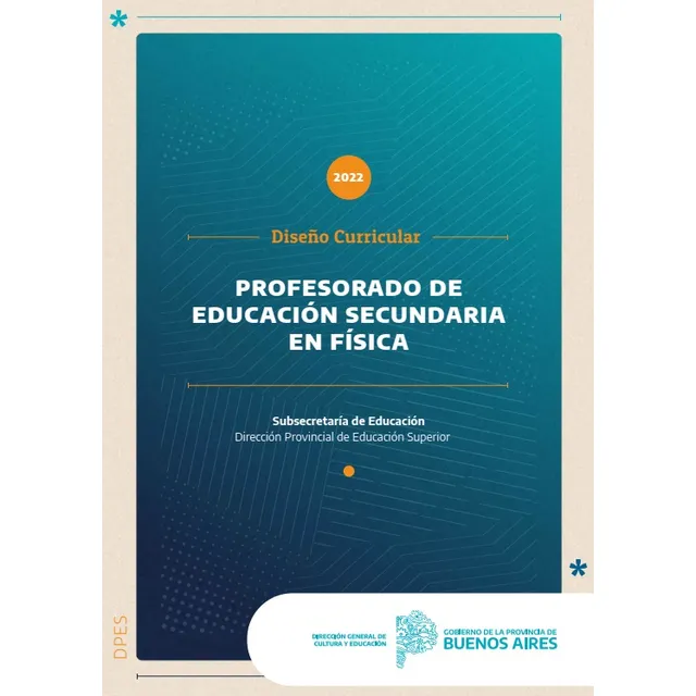 Diseño Curricular Educación Secundaria Física Prov Bs As