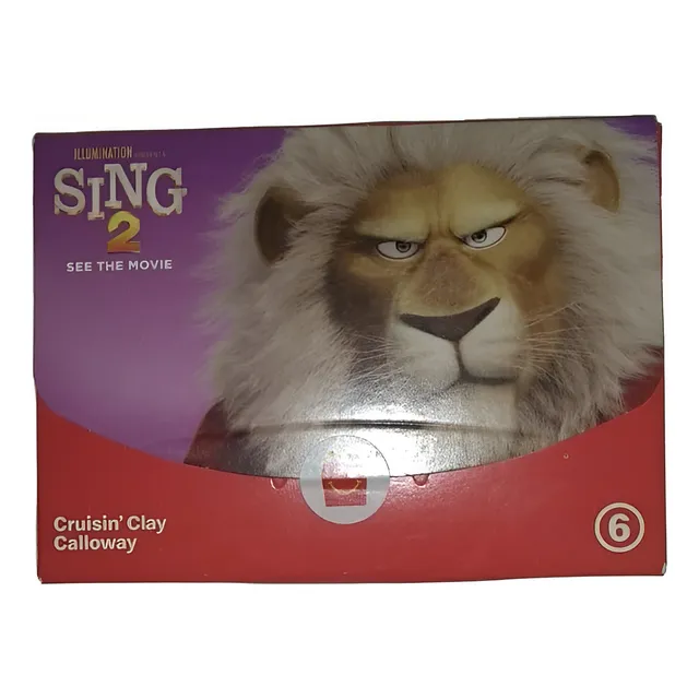 Juguete De Sing 2 Mcdonald's Cruisin' Clay Calloway Nuevo