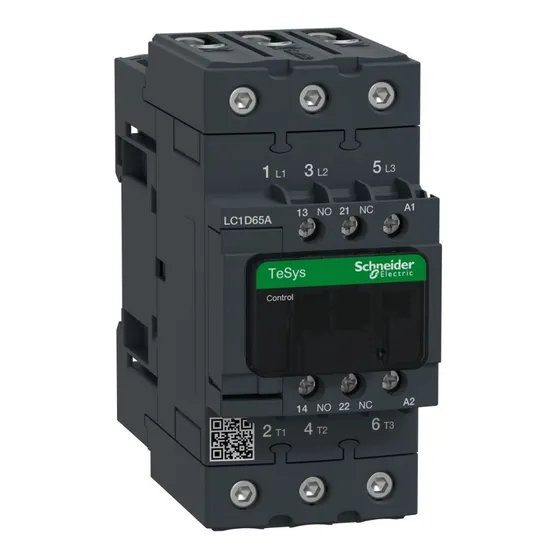 Contactor Schneider Lc1d65am7  3 Polos 65 A Bobina 220 V