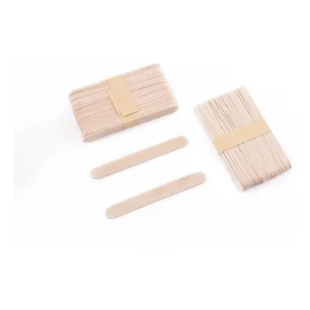 Paletas Para Depilación De Madera Desechables 50 Unidades