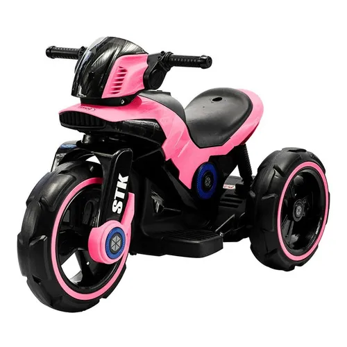 Moto Eléctrica Para Niño Niña Marca Prinsel Star Trek Color Rosado