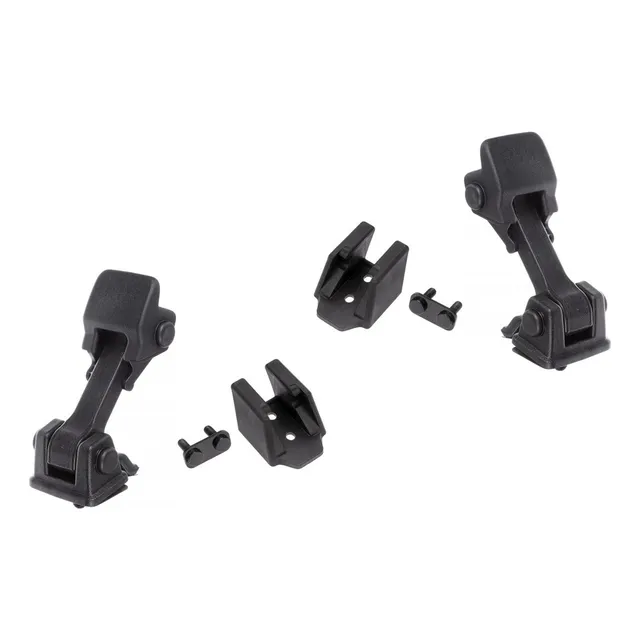 07-18 Jeep Wrangler Ganchos Cofre Y Contras Completos 2 Pzs