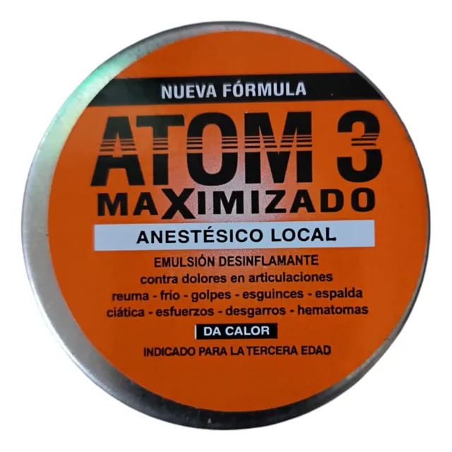 Unguento De Atom 3 Maximizado Emulsion Desinflamante 30 Grs