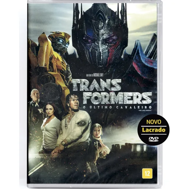 Dvd Transformers 5 O Último Cavaleiro Original Novo Lacrado