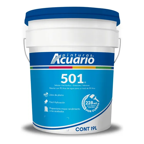 Sellador Vinílico 501 19 Lt Acuario Sa90690