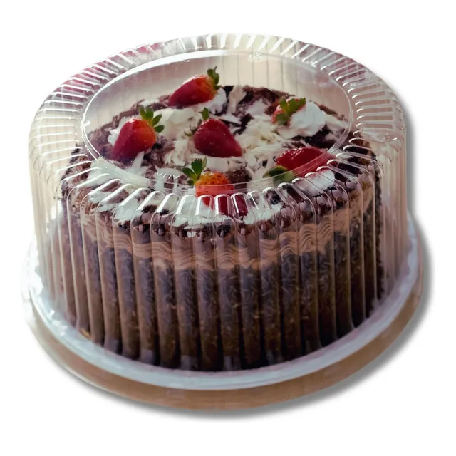 Campanas Bandejas Torta C/domo  Descartables26x13 X 50 Uni 