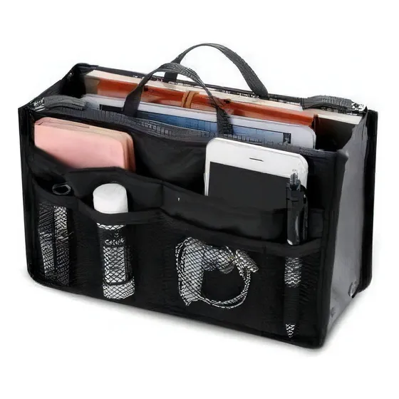 Bolsa organizadora de bolsas de maquillaje, bolsa de viaje para manicura