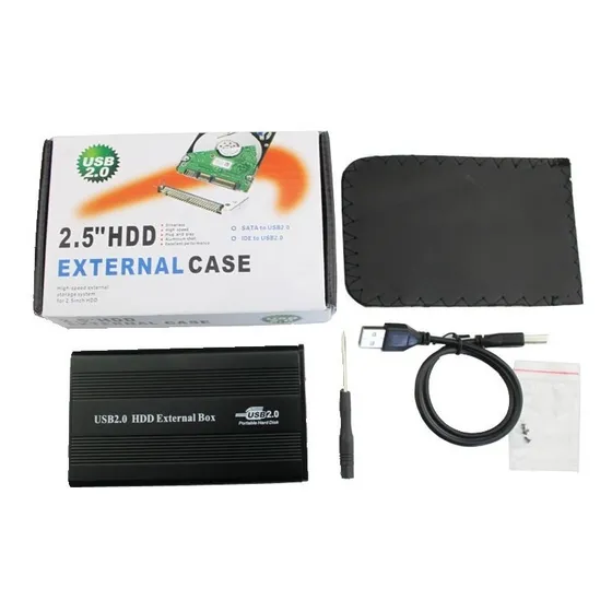Case Usb 2.0 Aluminio Disco Duro 2.5 Laptop  Externo  C1