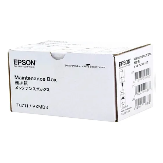 Caja De Mantenimiento Original Epson T6711 Wf3520/3620/7520