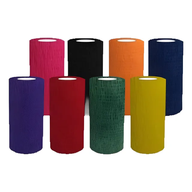 3 Bandagem Elástica Autoadesiva Flexível Pet Atadura 10cm