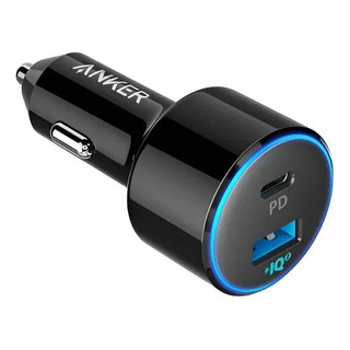 Cargador De Auto - Anker - 323 - 2 Port Usb - 52.5w Negro Cargador De Auto - Anker - 323 - 2 Port Usb - 52.5w Negro