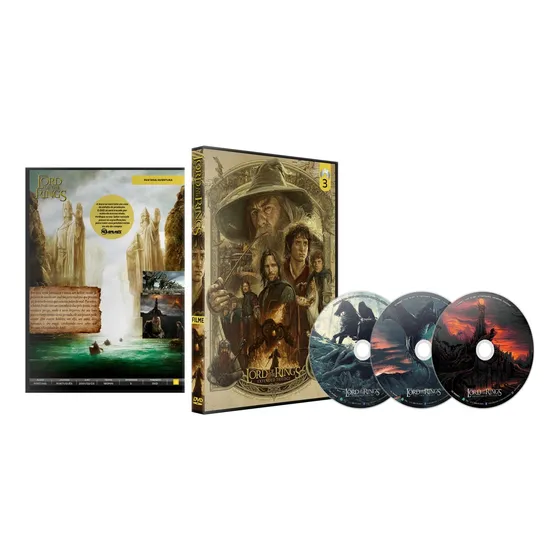 Dvd Trilogia Senhor Dos Anéis Versão Estendida Dual Áudio Hd