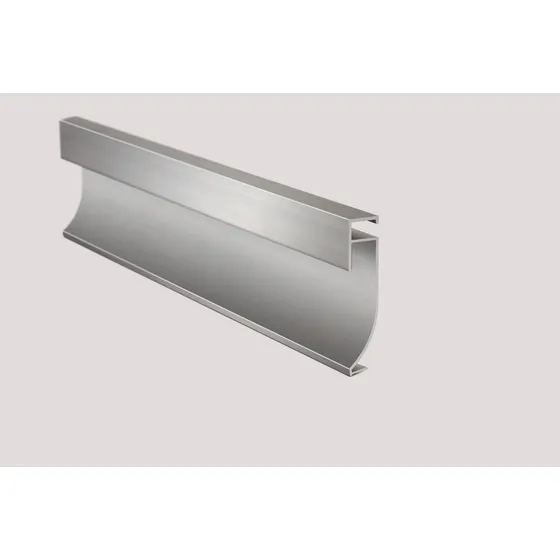 Zocalo De Aluminio Para Led Linea Lumiere 2.5mtsx60mm