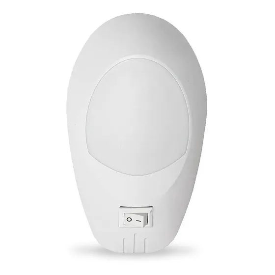 Luz De Noche Led Velador Niños Bebes 1w Luz Calida Con Tecla