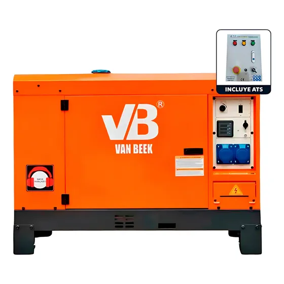 Generador 12000w A Diesel Insonorizado Monofasico Automático
