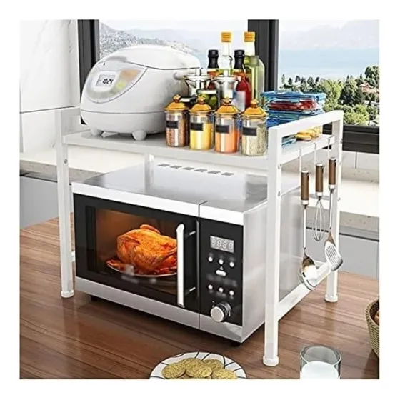 Soporte Para Microonda Horno Estante Extensible 2 Nivel