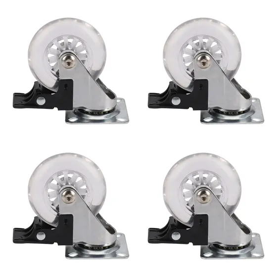 Rodachines Rueda Carrito Mueble 3 Pulgadas X4 Uds Con Freno