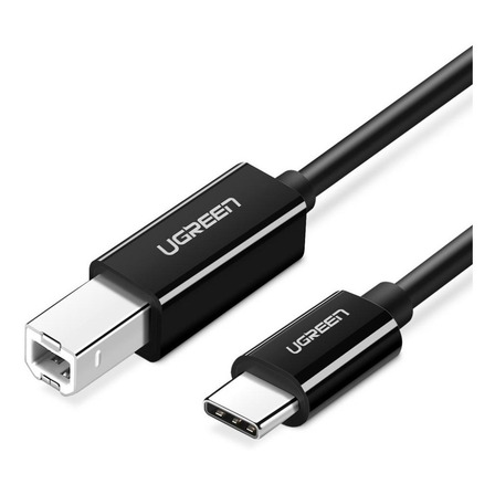 Cabo Impressora Ugreen Usb-c 2.0 - Usb-b 2.0 Us241 Preto Cabo Impressora Ugreen Usb-c 2.0 - Usb-b 2.0 Us241 Preto