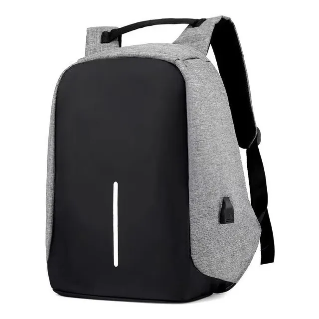 Mochila Urbana Porta Notebook Koa Outdoor BACK-001 Con Salida Usb Gris Oscuro 35l