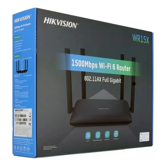 Router Ax1500 Hikvision Wr15x Tplink  Dual Banda Fibra A Bcv