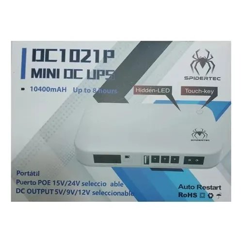 Mini Ups 8800mah 21w 9v 12v Poe 15v 24v Router Modem Cctv