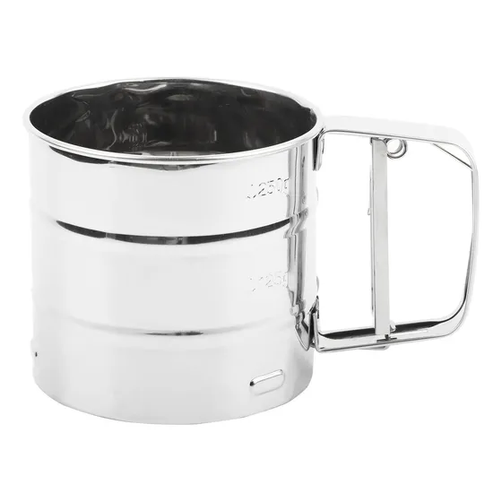 Tamiz De Harina, Colador Manual Portátil De Acero Inoxidable