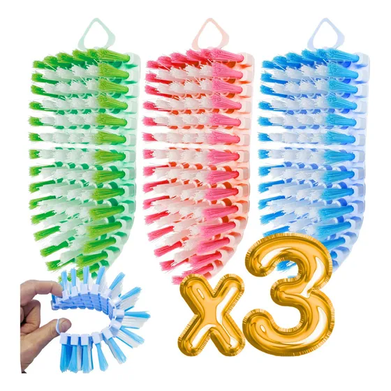 A 3 Cepillo Flexible Limpieza Esquina Fregadero Cocina